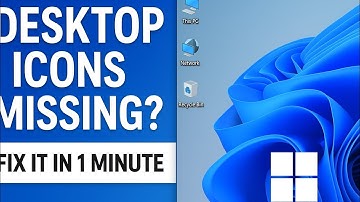 How to Show Desktop Icons on Windows 11 | Fix Missing Desktop Icons (2025 Guide)