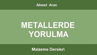 Malzeme - Metallerde Yorulma Dayanımı screenshot 1