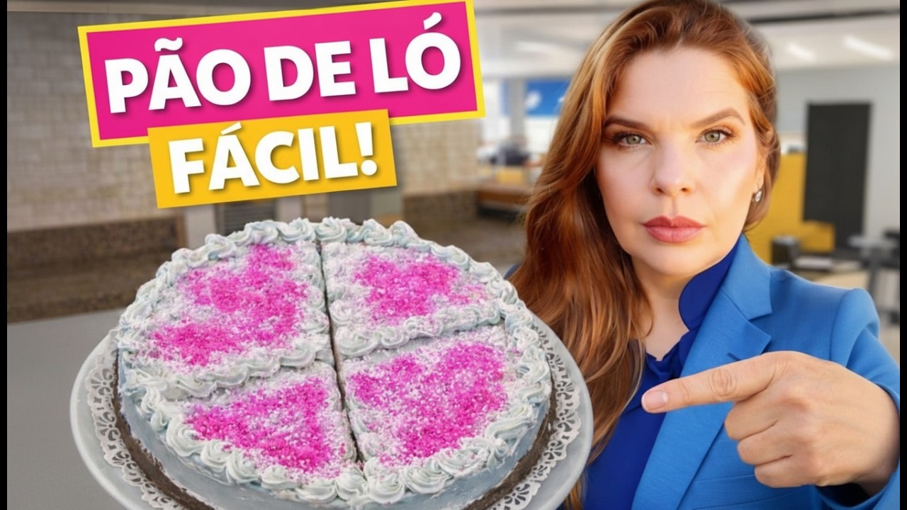 Pão de Ló PERFEITO que não murcha