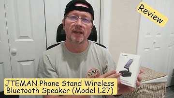 JTEMAN Phone Stand Wireless Bluetooth Speaker (Model L27) With Mic, Full Review