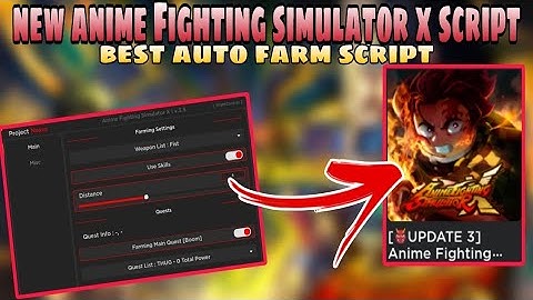 New [👹UPDATE 3] Anime Fighting Sim X Script | Best Auto Farm | Roblox Script | Mobile•PC | Delta