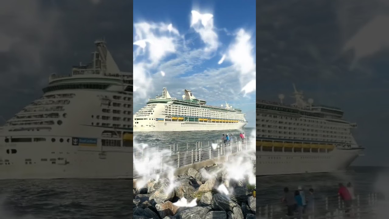 Adventure of the Seas leaving Port Canaveral! 
