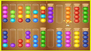 color ball sort wooden puzzle -all levels gameplay android/ios (level 266-270)