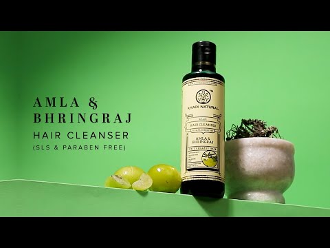 Khadi Natural Herbal Amla & Bhringraj Hair Cleanser(Shampoo)- SLS & Paraben Free - video from Khadi Natural