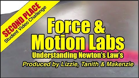 Force and Motion Labs  Video 2