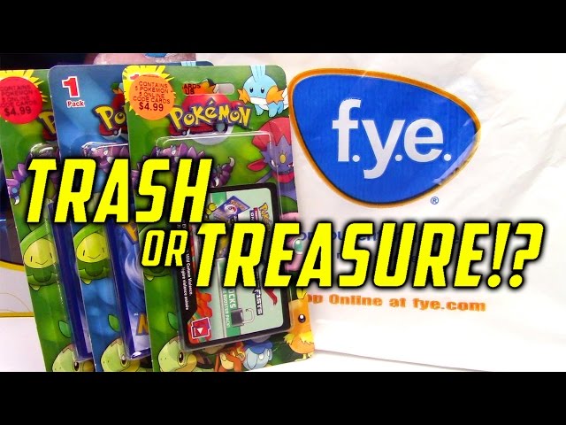 Repackaged Pokemon Cards From f.y.e. Trash or Treasure? - YouTube Repackaged Pokemon Cards From f.y.e. Trash or Treasure? - YouTube