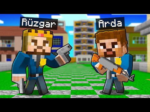 KASLI ARDA VE RÜZGAR POLİS OLDU! 😱 - Minecraft