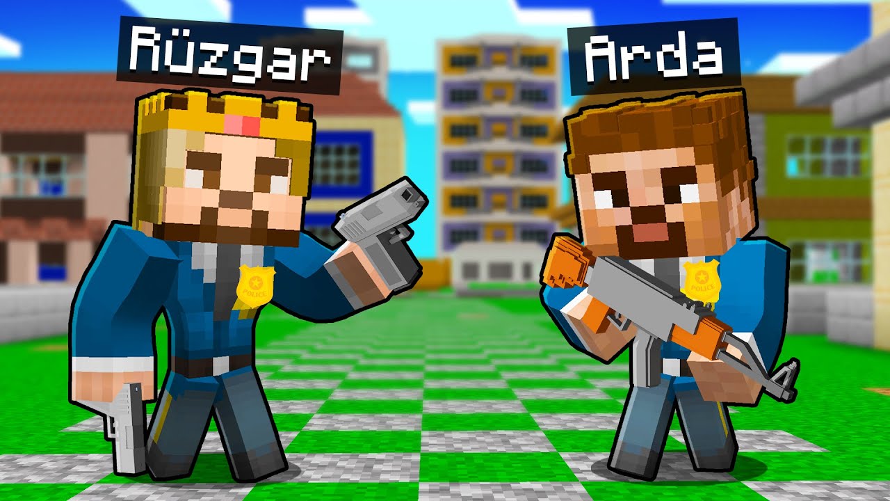 KASLI ARDA VE RÜZGAR POLİS OLDU! 😱 - Minecraft