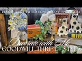 New spring thrift  decorate with me 2024  goodwill home decor thrifting  styling inspiration