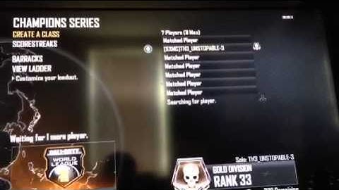 Black ops 2 Noob lobby glitch in league play