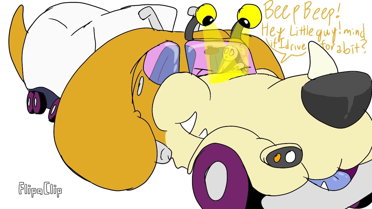 A cute Alien Monster Truck