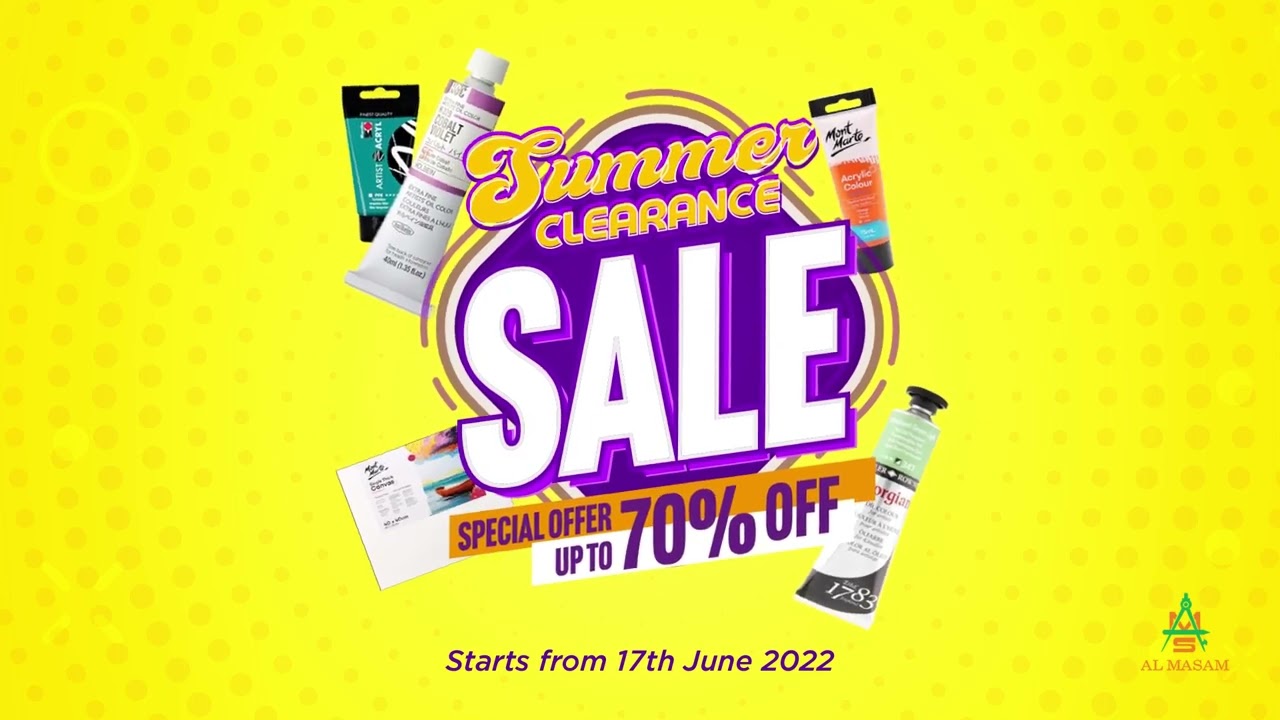 Summer Clearance Sale| Al Masam Stationery| Dubai, UAE | Best Stationery Shop