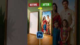 🔥 Photoshop 2026 Tips: Warp Any Image Perfectly on a Frame (Distort Tool Trick!)