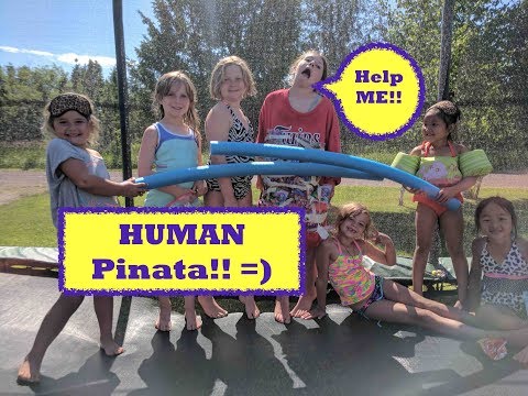 HUMAN Pinata!!! SO MUCH FUN!!