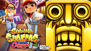 Subway Surfers 🏄‍♀️CHICAGO 🏄‍♀️ VS Temple Run: Classic screenshot 5