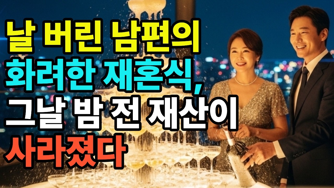 날 버린 남편의 화려한 재혼식, 그날 밤 전 재산이 사라졌다 #오디오북