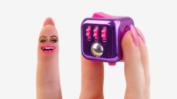 The Broken Nail | Fingers love to Fidget Cube! | Funny Videos