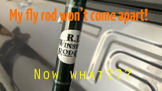 How to free stuck fly rod ferrules easy!