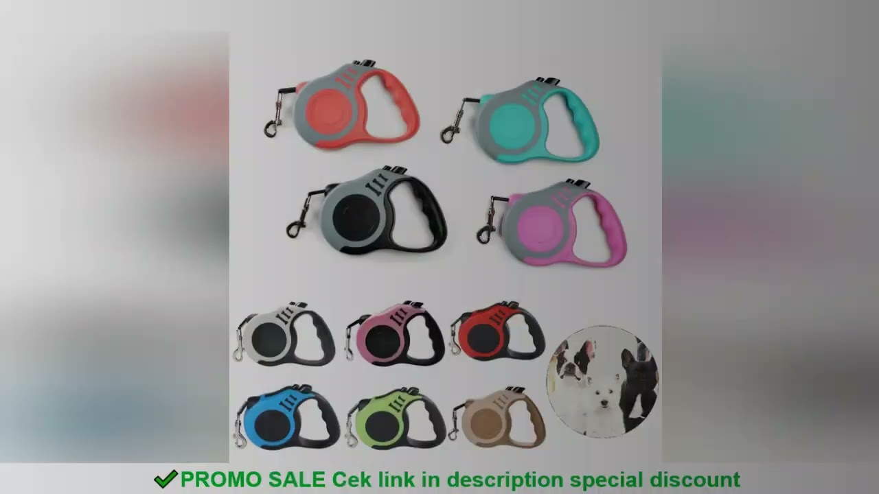 3m 5m Dog Leash Strong Nylon Puppy Lead For Small Medium Large Dogs Cats Automatic Retractable Durab