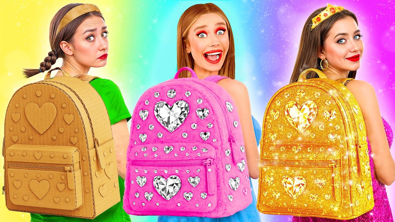 Бедная vs Богатая vs Ультра Богатая Девушка в Школе от Crazy DO