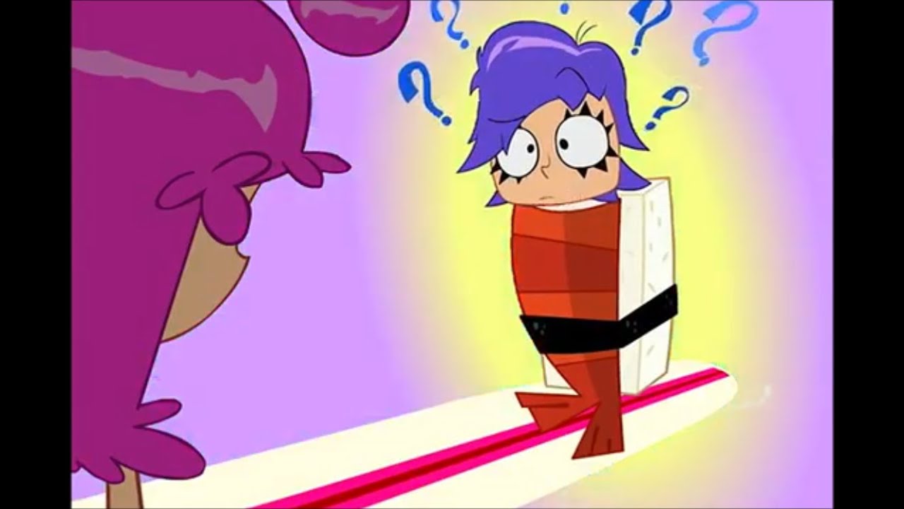 Hi Hi Puffy AmiYumi - Yumi Yoshimura transforms into Sushi - YouTube