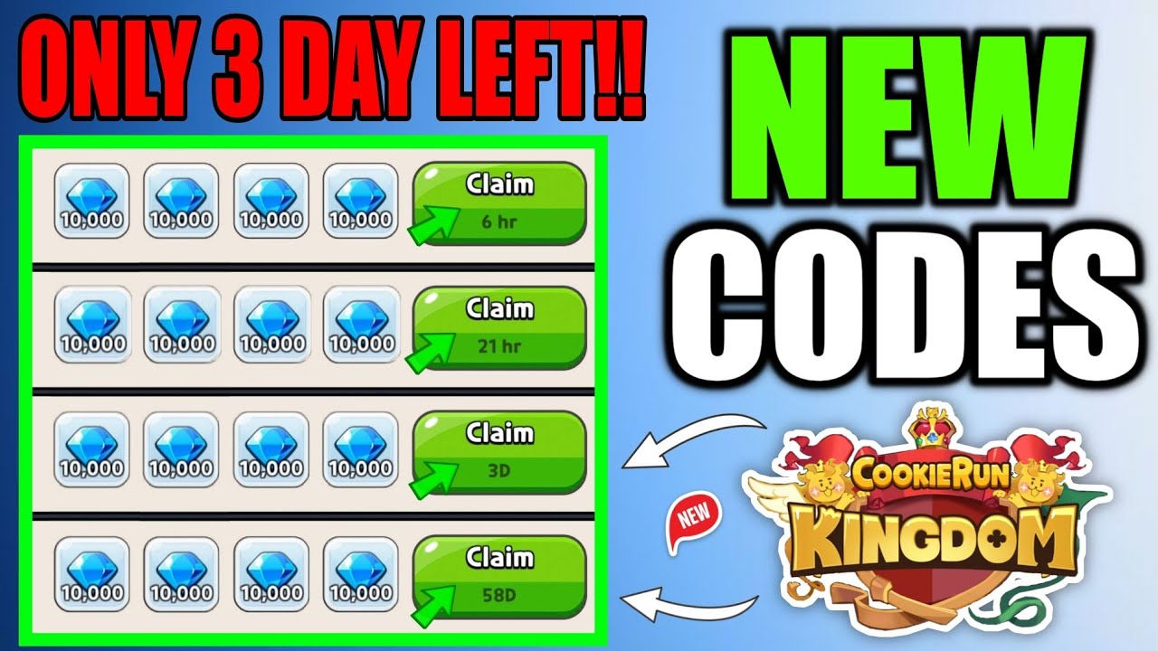 NEW" COUPON CODES COOKIE RUN KINGDOM UPDATED COUPON CODES 2022