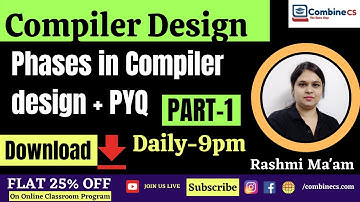 Compiler Design| Phases of Compiler Design| GATE CSE| UGC NET 2014-2021 PYQ Solved| Computer Science