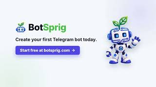 How to Build a Telegram Bot Without Code | BotSprig