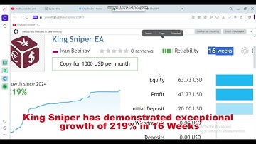 king Sniper v1.3 | Mt4 EA