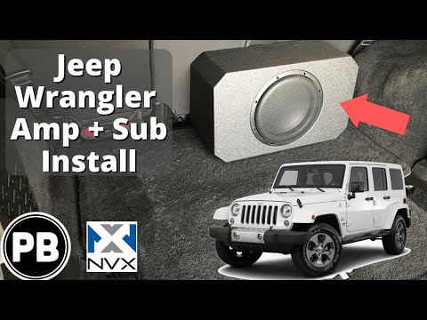 2007 - 2018 Jeep Wrangler NVX Sub and Amp Install!