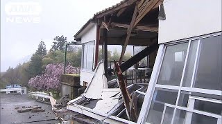 40カ所超で水道管が・・・骨折など4人けが　島根震度5強(18/04/09)