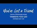 Youve got a friend   yamaha yds120   s03  soprano sax cover  carole king  james taylor