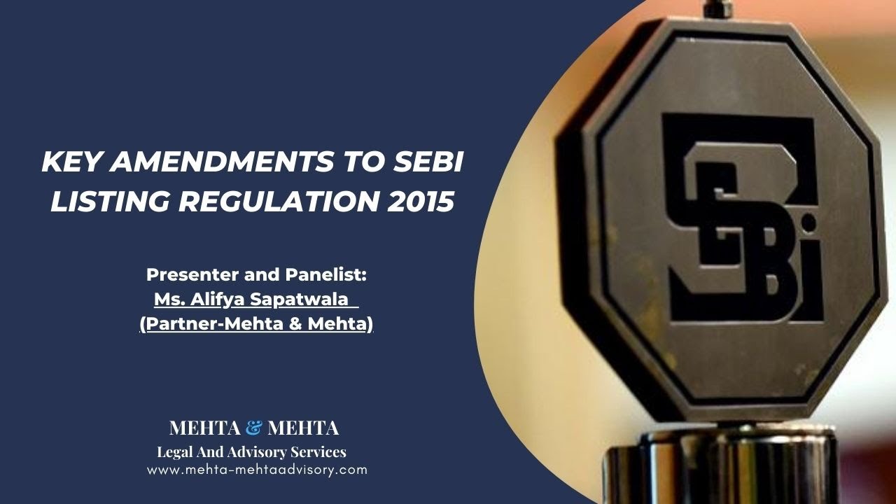Key Amendments To SEBI Listing Regulation 2015 Part I #sebi  #sebinotification #sebinotification