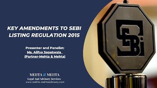 Key Amendments To SEBI Listing Regulation 2015 Part I #sebi  #sebinotification #sebinotification
