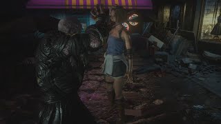 (Death Showcase)Jill gets stomped and a tentacle through her mouth by Nemesis(full free cam)