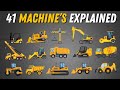 شرح 41 آلة بناء في 12 دقيقة 