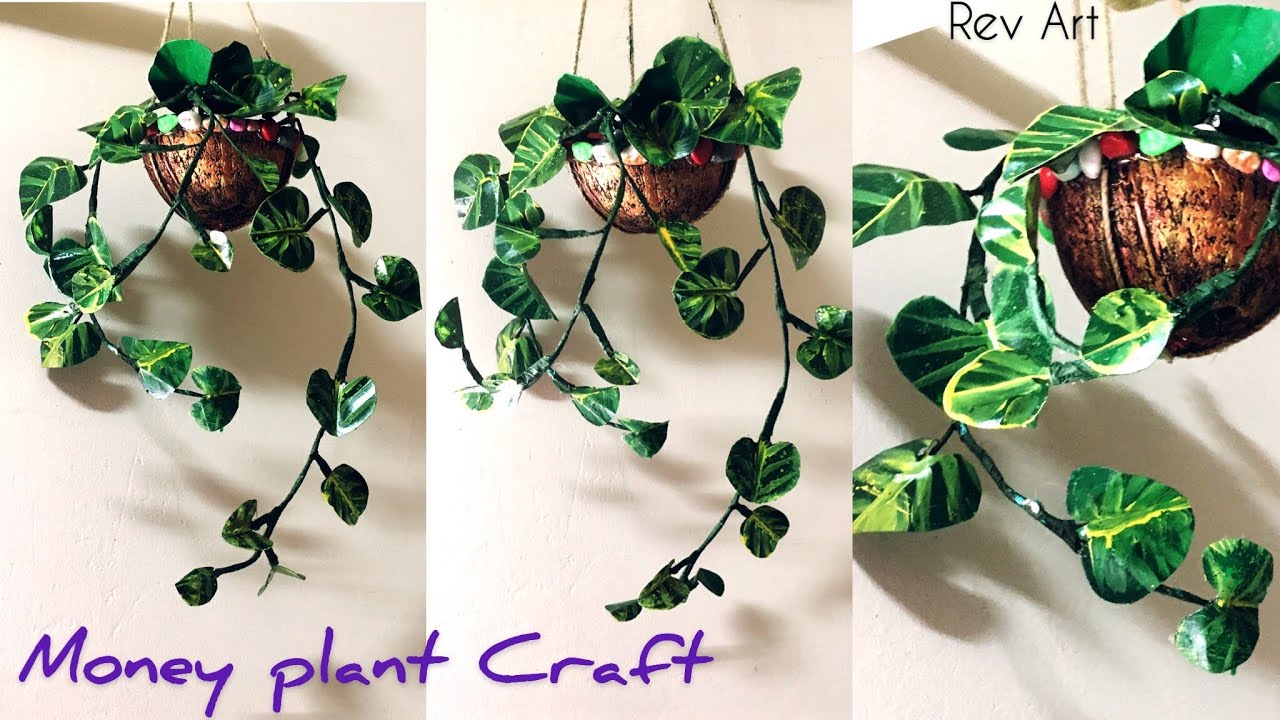 Money 💰 Plant 🌱 Craft |Best Out of Waste |Simple and easy Craft - YouTube