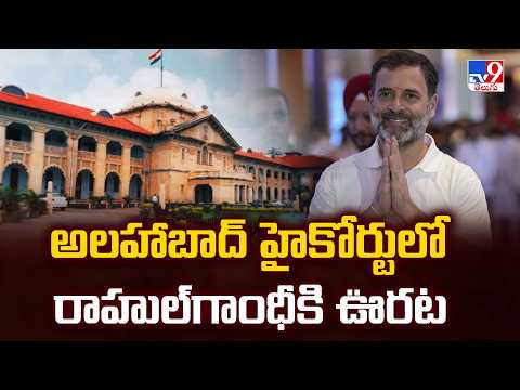 Rahul Gandhi Gets Relief from Allahabad High Court | అలహాబాద్‌ హైకోర్టులో రాహుల్‌ గాంధీకి ఊరట | TV9 - TV9