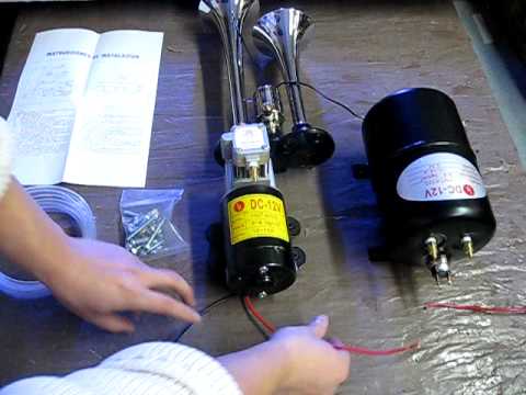 Air Horn installation video - YouTube