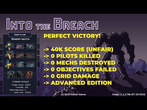 Into the Breach AE 40k Perfect Victory Unfair (Bombermechs)