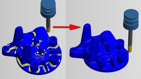 Mastercam Case Study: Using the "3D toolpath fillet" option