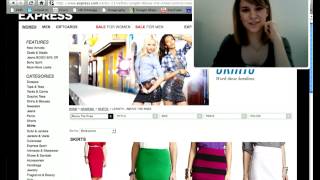 Retail UX: Express.com Remote User Testing- Navigational Tool Errors