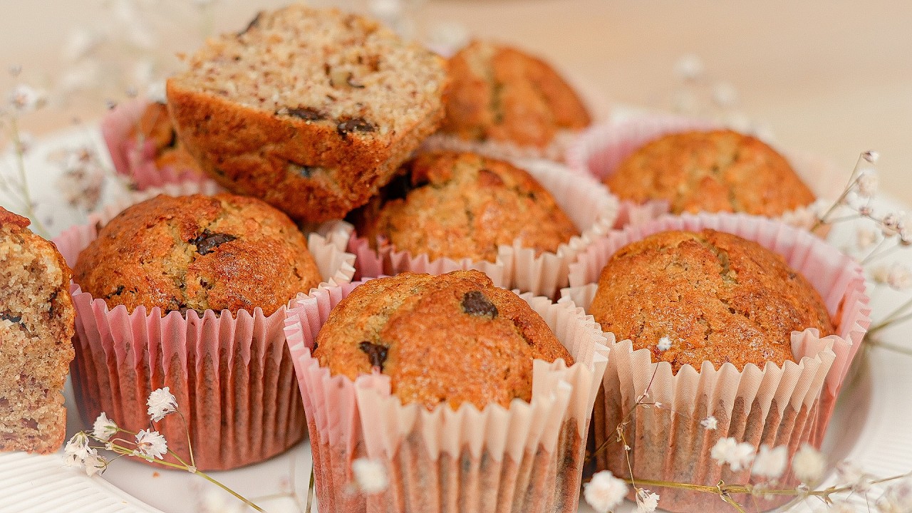 🧁Банановые КЕКСЫ Маффины! ПРОСТОЙ и БЫСТРЫЙ Рецепт Вкусных кексов!