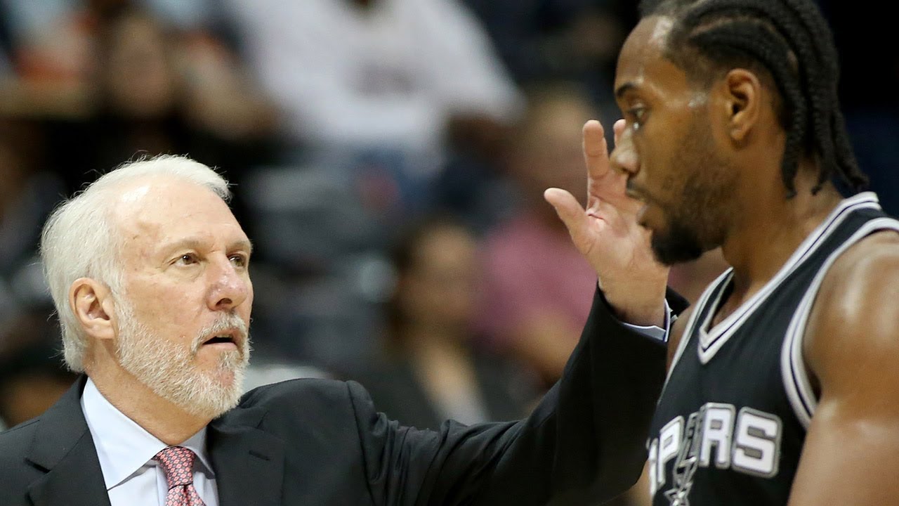coach pop on kawhi