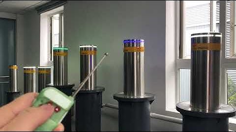 remote control automatic hydraulic rising bollard