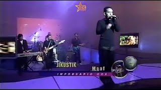 Jikustik - Maaf (Video Klip Asli Live Perform Impresario 008) dengan lirik
