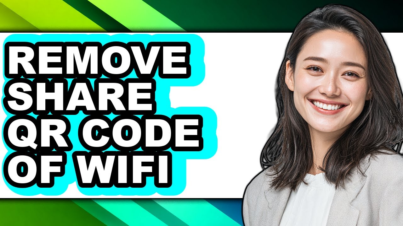 Remove Qr Code How to Remove Share Qr Code of Wifi (updated) - YouTube