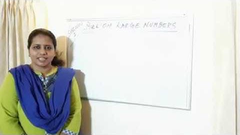 ICSE CLASS V CHAPTER 1 MORE ON LARGE NUMBERS  SESSION 1