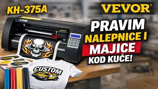 Još jedan neverovatan VEVOR proizvod – Pravim nalepnice i majice kod kuće VEVOR KH-375A