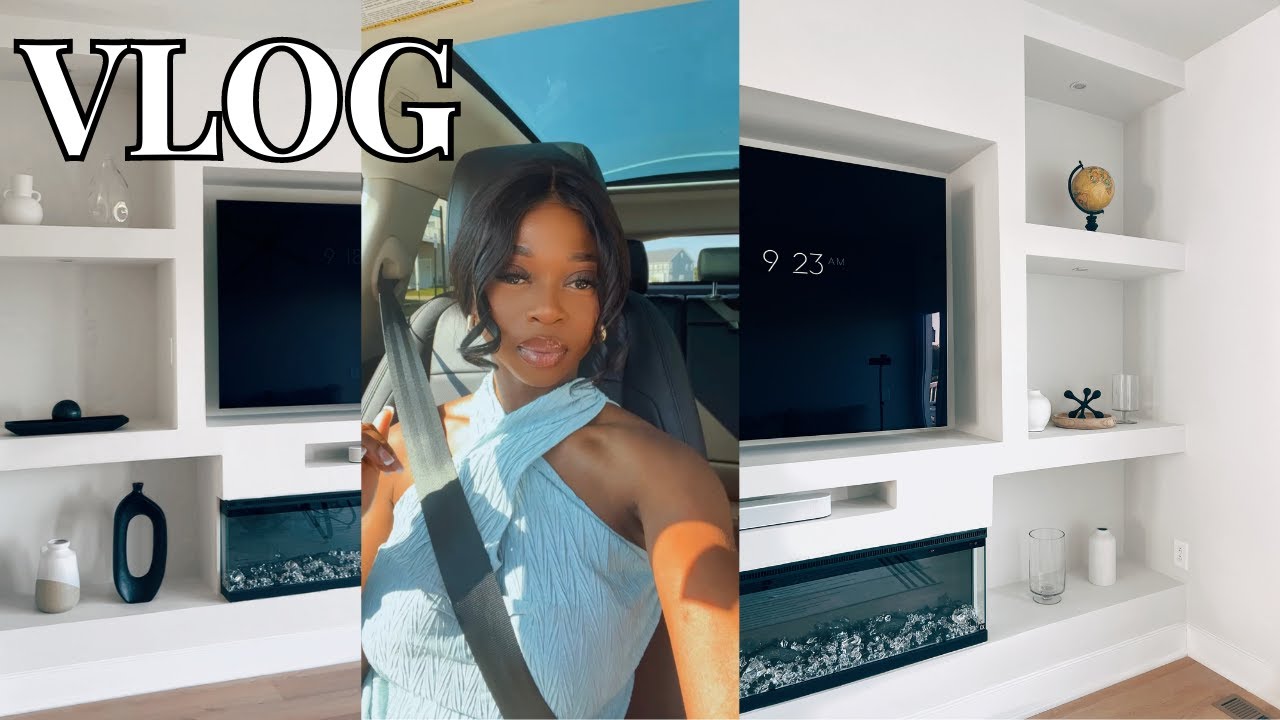 VLOG 79| Decorating my Living room+ Shopping + Target + Homegoods ...